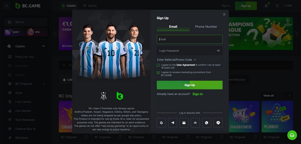 BC Video Game Online Gambling Establishment & Sports Betting in India