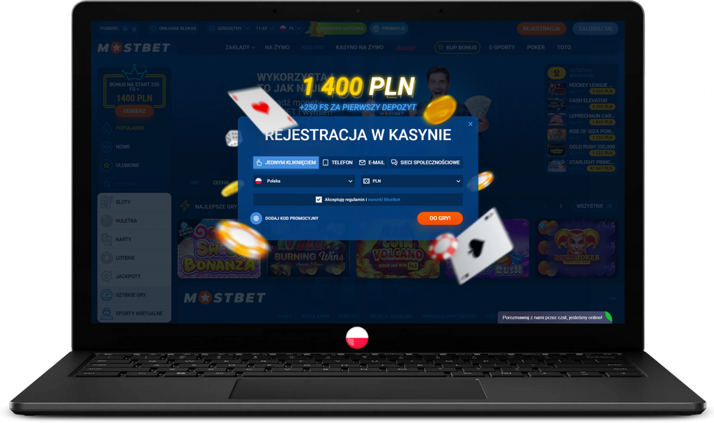 Ігри та розваги онлайн-казино Mostbet